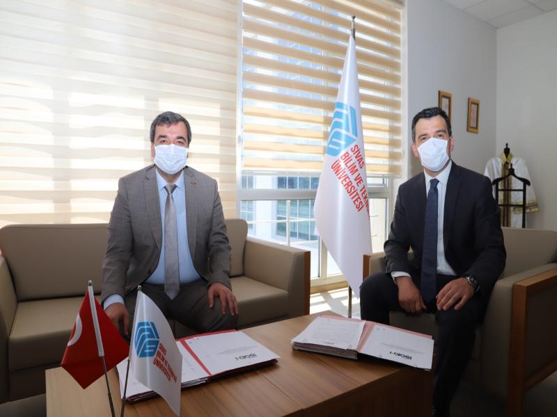 Sivas İŞGEM ile Sivas Bilim ve Teknoloji Üniversitesi Arasında İşbirliği Protokolü Kapsamında Yer Tahsisi Yapıldı